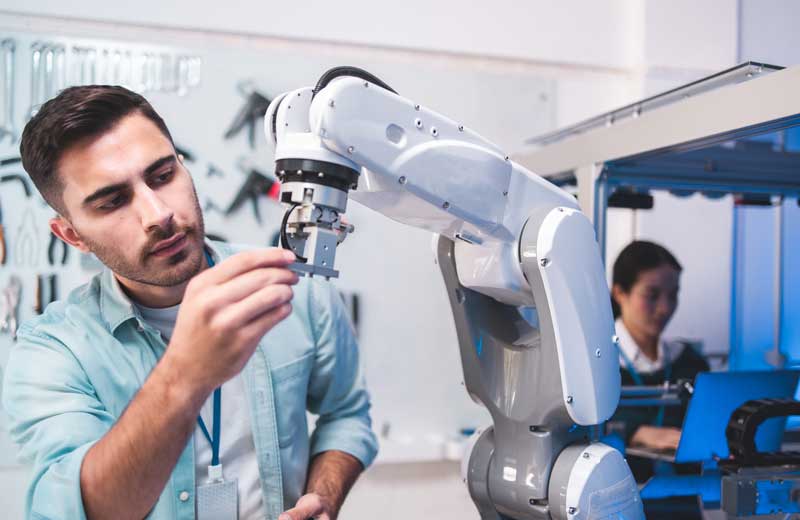 High-tech laboratory automation products for efficient medical research and testing.